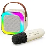 Bluetooth Karaoke Speaker with Mic , FM Radio, AM Radio, and Multi-Color LED Lights - Your Ultimate Entertainment Hub