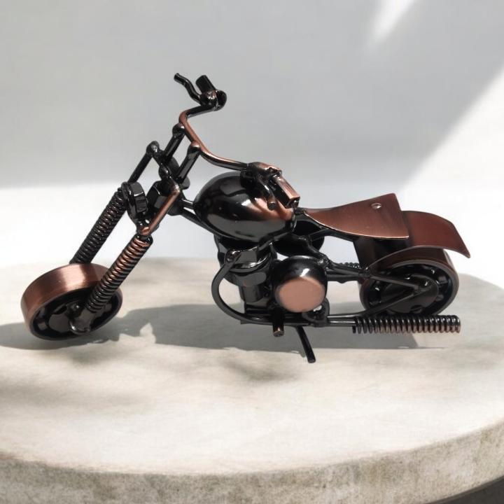 Metal Bike Showpiece for Home and Office Decor – A Classic Masterpiece