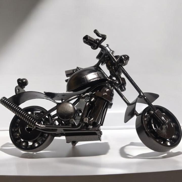 Metal Bike Showpiece for Home and Office Decor – A Classic Masterpiece