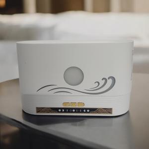 Fire Humidifier with Aroma Diffuser - Multi-Color LED and Remote Control for Ultimate Relaxation