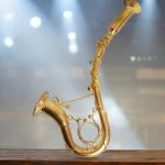 Miniature Saxophone Musical Instrument for Home Decor - Elegant and Musical Touch