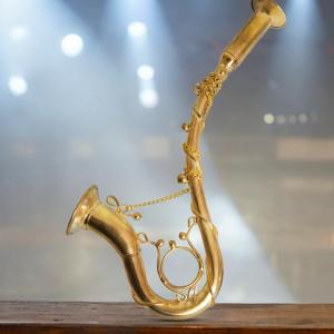 Miniature Saxophone Musical Instrument for Home Decor - Elegant and Musical Touch