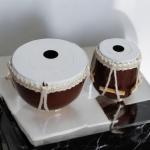 Miniature Tabla Set of 2 Musical Instrument – Handcrafted Classical Decor for Music Lovers