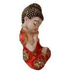 Adorable Baby Red Buddha Idol - Invite Serenity into Your Home