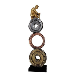 Futuristic Top Gear Machine Man Idol Set of 1 - A Unique Blend of Art and Technology