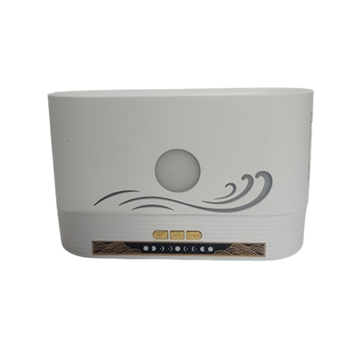 Fire Humidifier with Aroma Diffuser - Multi-Color LED and Remote Control for Ultimate Relaxation