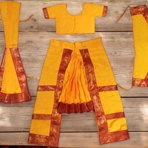 Traditional Bharat Natyam Dance Dress – Authentic Attire for Classical Indian Dance Performances