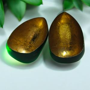 Designer Oval Shape Tealight Holder Set (Pack of 2) – Illuminate with Elegance