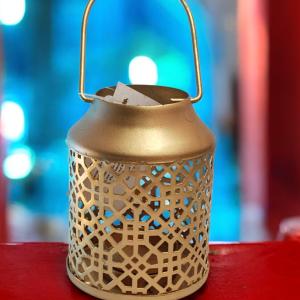 Metal Hanging Lantern Tealight Candle Holder Set of 2 – Elegance in Every Glow