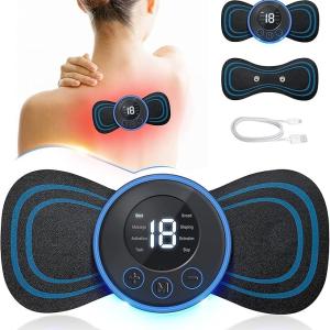 Portable Rechargeable Mini Massager – Full Body Pain Relief with 8 EMS Modes