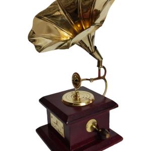 Miniature Gramophone Musical Instrument – Vintage Charm for Your Home Decor