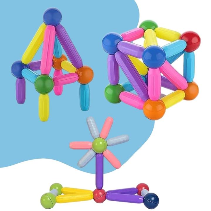 25 Pcs Magnetic Sticks Building Blocks - Creative Educational Toy for Kids