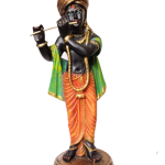 Standing Krishna with Flute Idol - Divine Home Decor for Peace & Prosperity