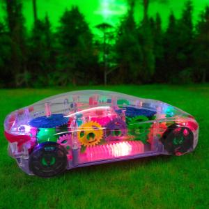 Transparent Concept Racing Car with Sound & Light – Fun Toy for Kids