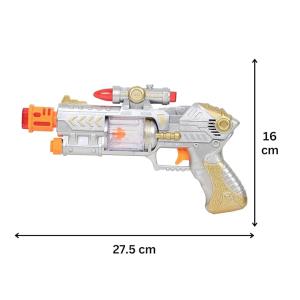 Laser Gun Toy with Flashing Lights, Sound, and Vibration – Perfect for Kids