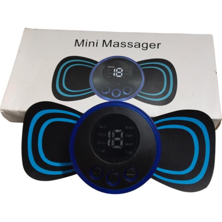 Portable Rechargeable Mini Massager – Full Body Pain Relief with 8 EMS Modes