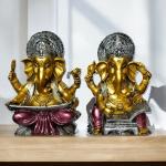 Ganesha Idols Set of 2 – Bring Blessings & Elegance to Your Home