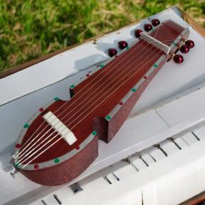 Miniature Rabab Musical Instrument – Exquisite Handcrafted Decor Piece for Music Lovers