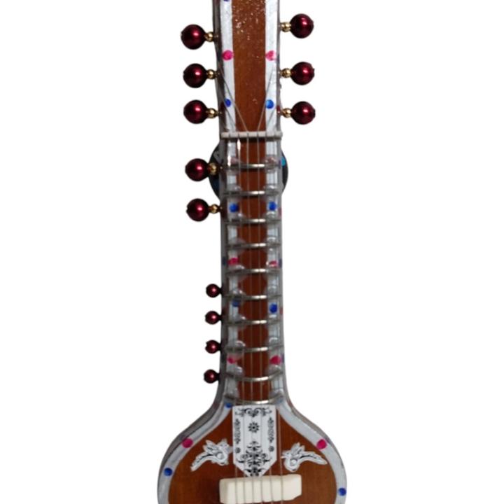 Miniature Veena Musical Instrument – Traditional Handcrafted Decor for Music Lovers