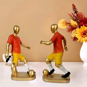 Dynamic Football Player Idol - A Tribute to the Spirit of the Game