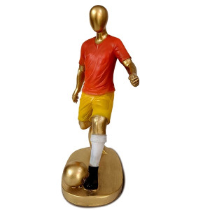 Dynamic Football Player Idol - A Tribute to the Spirit of the Game