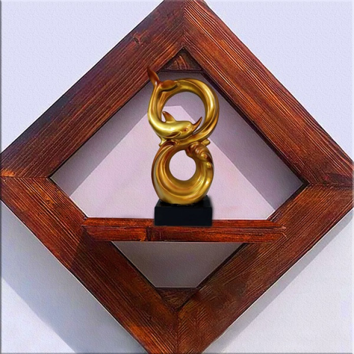 Enchanting Dolphin Idol - Evoke the Ocean's Grace in Your Home