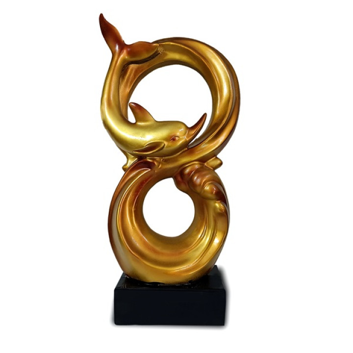 Enchanting Dolphin Idol - Evoke the Ocean's Grace in Your Home