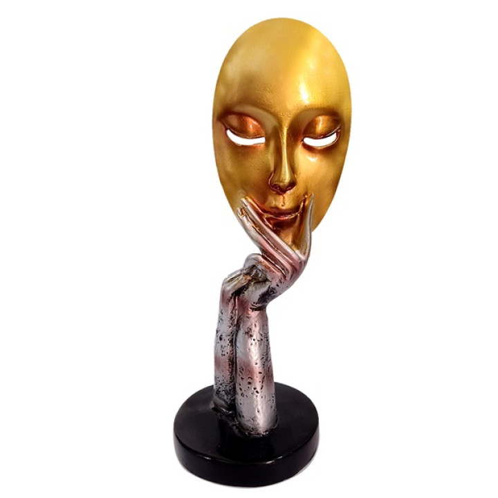 Elegant Lady Face Idol Set of 2 - Timeless Beauty for Your Home Decor