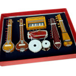 Exquisite Miniature Musical Instrument Set of 7 - Perfect Harmony for Your Decor
