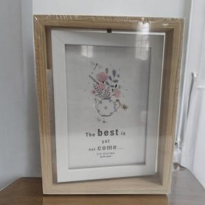 Wooden Double-Sided 360° Revolving Photo Frame – A Stylish Display for Your Memories