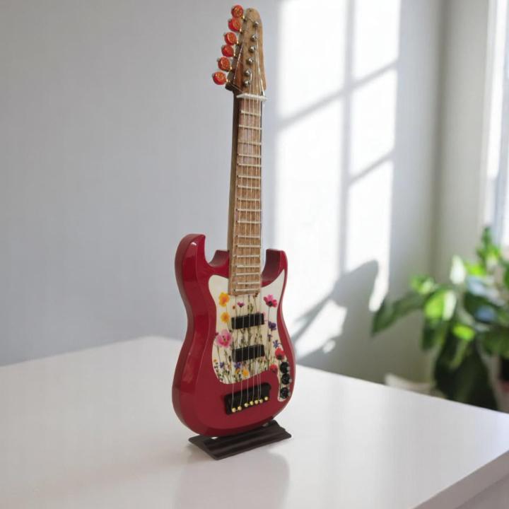 Electric Guitar Miniature Model for Home Decor – Rock Your Space in Style