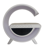 G Shape Bluetooth Speaker with Wireless Charging, FM Radio, AM Radio, and Multi-Color LED Lights - Your Ultimate Entertainment Hub
