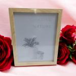 Wooden Double-Sided Photo Frame with 3-Mode Touch LED Light – A Perfect Blend of Elegance & Innovation