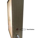 Wooden Double-Sided Photo Frame with 3-Mode Touch LED Light – A Perfect Blend of Elegance & Innovation