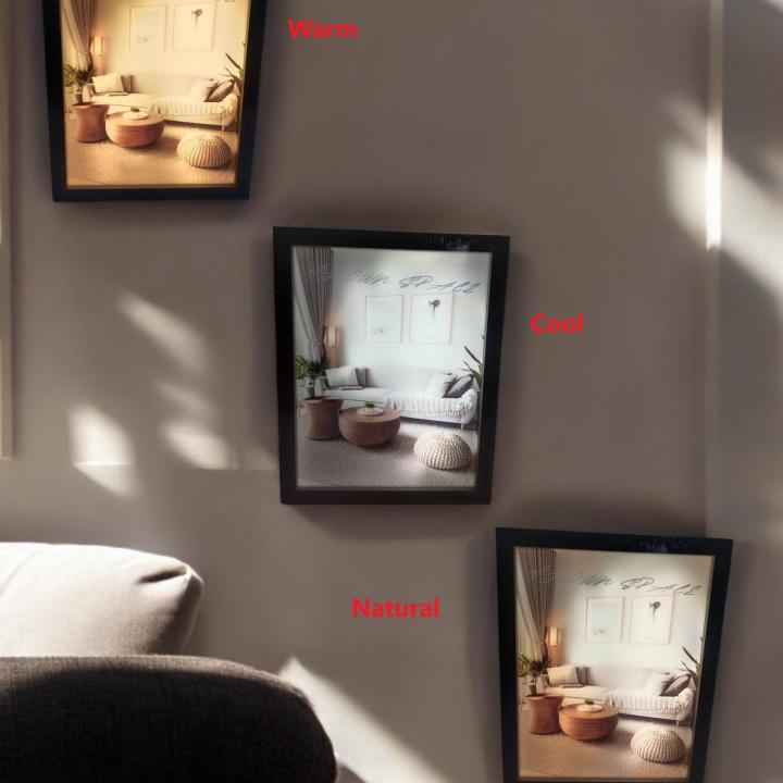 Wooden Double-Sided Photo Frame with 3-Mode Touch LED Light – A Perfect Blend of Elegance & Innovation