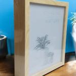 Wooden Double-Sided Photo Frame with 3-Mode Touch LED Light – A Perfect Blend of Elegance & Innovation